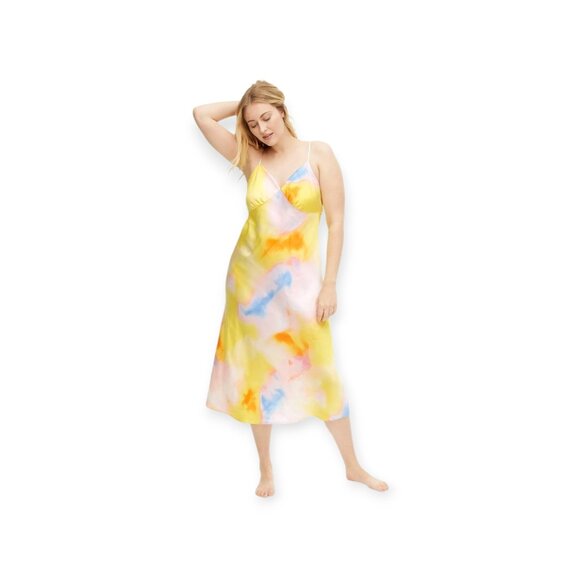 Long Satin Sunset Slip Dress by Diane Von Furstenberg for Target size XL - Picture 10 of 10
